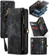 CaseMe 008 Samsung S22 Plus Hoesje Book Case Back Cover Zwart afbeelding 4