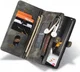 CaseMe 008 Samsung S22 Ultra Hoesje Book Case Back Cover Zwart afbeelding 2