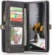 CaseMe 008 Samsung S22 Ultra Hoesje Book Case Back Cover Zwart afbeelding 4