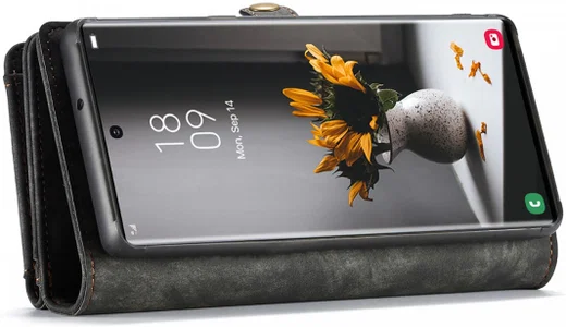 CaseMe 008 Samsung S22 Ultra Hoesje Book Case Back Cover Zwart afbeelding 5