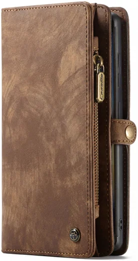 CaseMe 008 Samsung S22 Ultra Hoesje Book Case Back Cover Bruin afbeelding 7