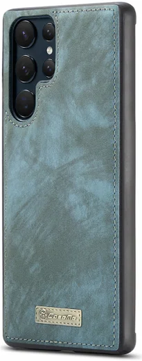 CaseMe 008 Samsung S22 Ultra Hoesje Book Case Back Cover Groen afbeelding 6
