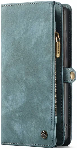 CaseMe 008 Samsung S22 Ultra Hoesje Book Case Back Cover Groen afbeelding 7