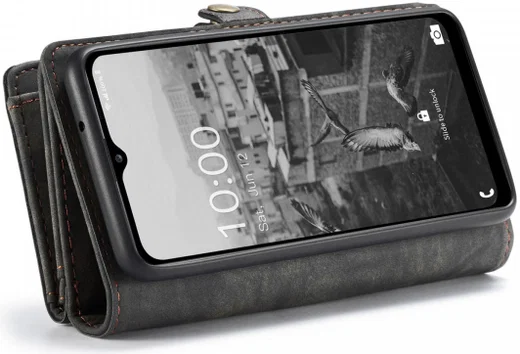 CaseMe 008 Samsung A13 5G  A04s Hoesje Book Case Back Cover Zwart afbeelding 5