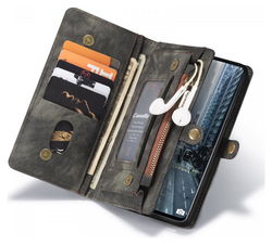 CaseMe 008 Samsung Galaxy A33 Hoesje Book Case Back Cover Zwart afbeelding