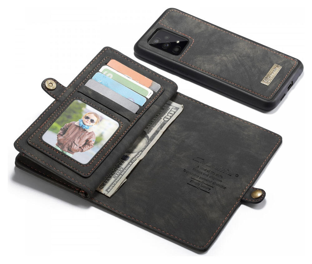 CaseMe 008 Samsung Galaxy A33 Hoesje Book Case Back Cover Zwart afbeelding 5