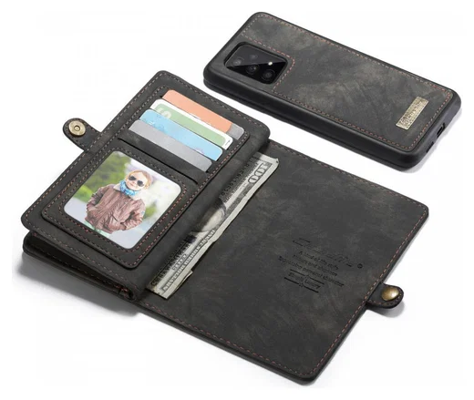 CaseMe 008 Samsung Galaxy A33 Hoesje Book Case Back Cover Zwart afbeelding 5