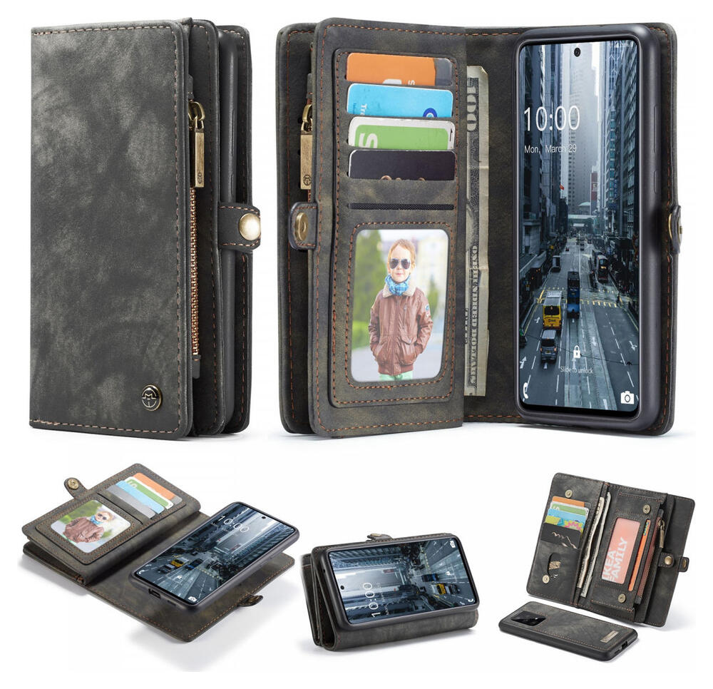 CaseMe 008 Samsung Galaxy A33 Hoesje Book Case Back Cover Zwart afbeelding 7