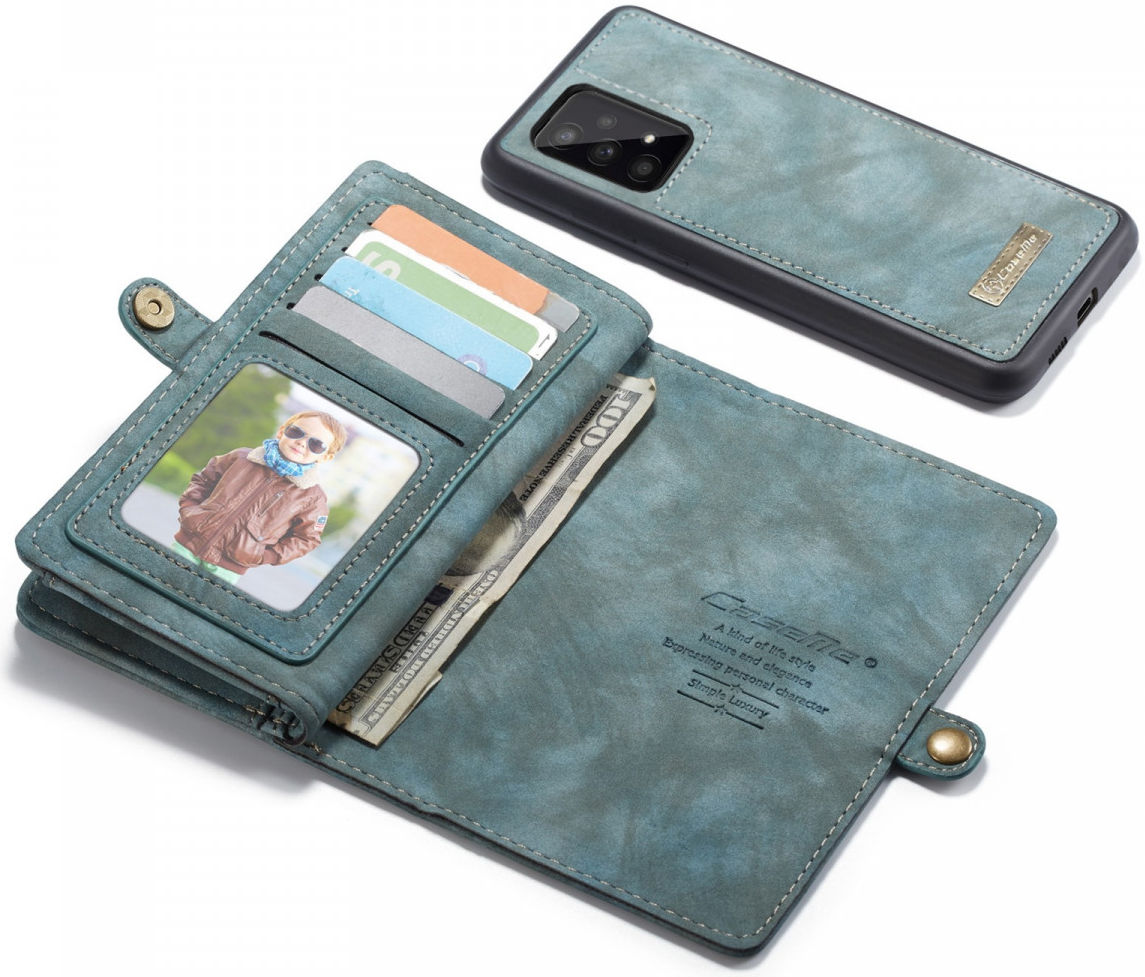 CaseMe 008 Samsung Galaxy A33 Hoesje Book Case Back Cover Groen afbeelding 6
