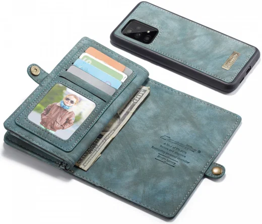 CaseMe 008 Samsung Galaxy A33 Hoesje Book Case Back Cover Groen afbeelding 6