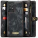CaseMe 008 Samsung Galaxy A53 Hoesje Book Case en Back Cover Zwart
