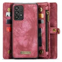 CaseMe 008 Samsung Galaxy A53 Hoesje Book Case en Back Cover Rood