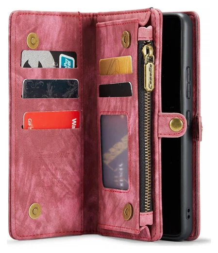 CaseMe 008 Samsung Galaxy A53 Hoesje Book Case en Back Cover Rood afbeelding 5