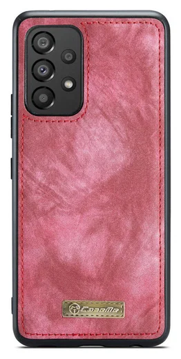 CaseMe 008 Samsung Galaxy A53 Hoesje Book Case en Back Cover Rood afbeelding 7