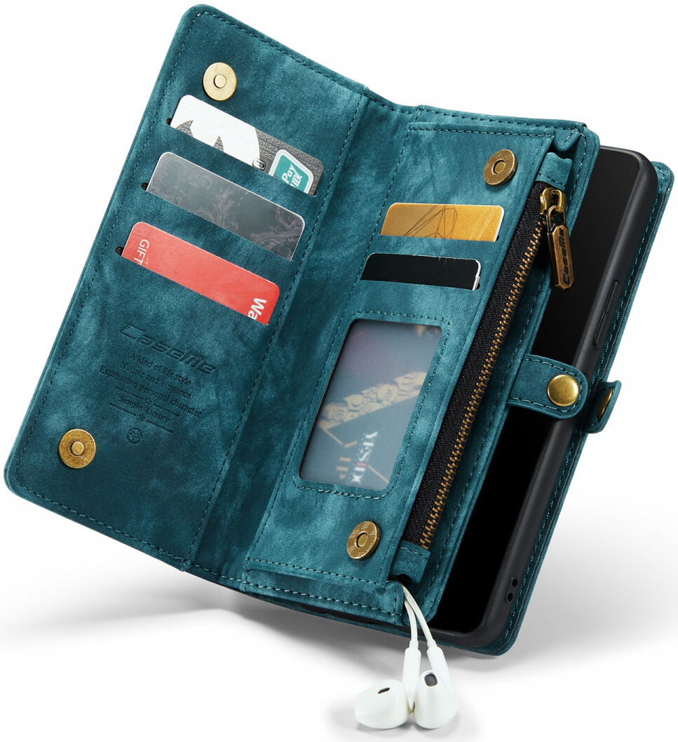 CaseMe 008 Samsung Galaxy A53 Hoesje Book Case en Back Cover Blauw afbeelding 2