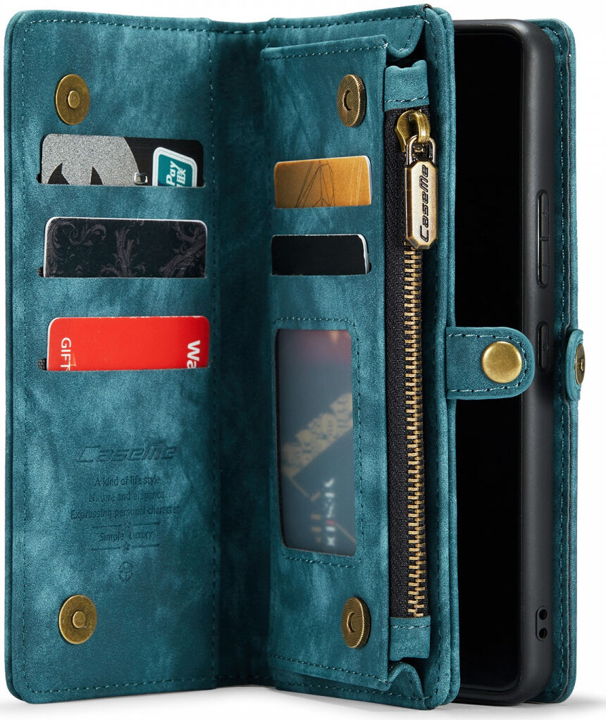 CaseMe 008 Samsung Galaxy A53 Hoesje Book Case en Back Cover Blauw afbeelding 5