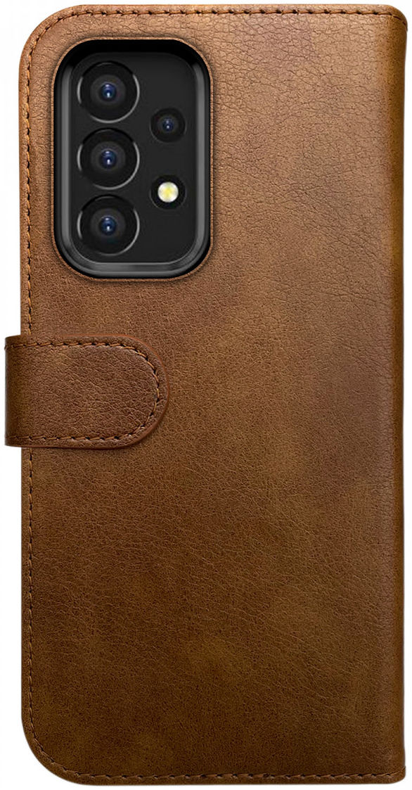 Rosso Element Samsung Galaxy A53 Hoesje Book Cover Bruin afbeelding 2