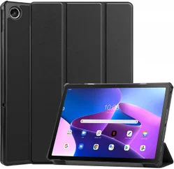 Lenovo Tab M10 Plus Gen 3 Hoes Tri-Fold Book Case Zwart afbeelding