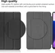Lenovo Tab M10 Plus Gen 3 Hoes Tri-Fold Book Case Zwart afbeelding 5