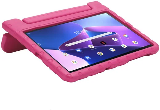 Lenovo Tab M10 Plus Gen 3 (10.6) Kinder Tablethoes met Handvat Roze afbeelding 8