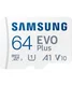 Samsung EVO Plus MicroSDXC Geheugenkaart 130MB/s met Adapter 64GB Wit afbeelding 1
