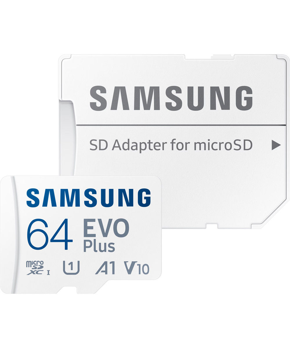 Samsung EVO Plus MicroSDXC Geheugenkaart 130MB/s met Adapter 64GB Wit afbeelding 2