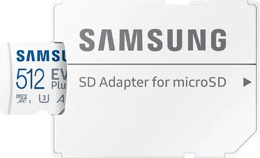 Samsung EVO Plus MicroSDXC Geheugenkaart 130MB/s met Adapter 512GB Wit afbeelding 5