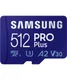 Samsung PRO Plus MicroSDXC Geheugenkaart 512GB Blauw afbeelding 1