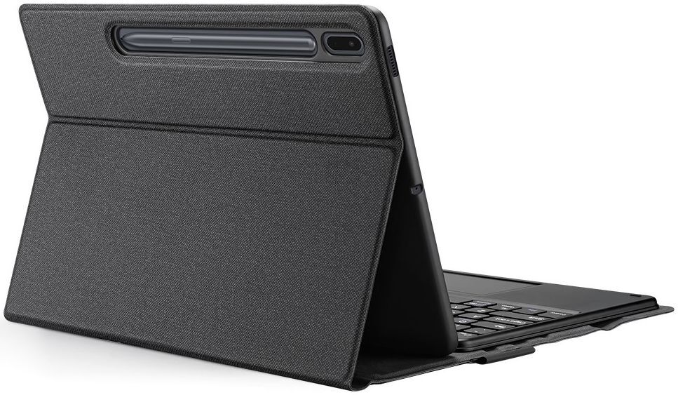 Dux Ducis Samsung Tab S7 FE / S7+ / S8+ Hoes met Bluetooth Toetsenbord afbeelding 2