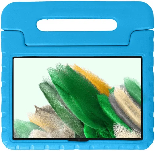 Samsung Galaxy Tab A8 Kinder Tablethoes met Handvat Blauw afbeelding 2