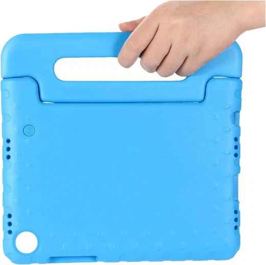 Samsung Galaxy Tab A8 Kinder Tablethoes met Handvat Blauw afbeelding 9