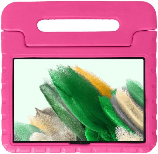 Samsung Galaxy Tab A8 Kinder Tablethoes met Handvat Roze afbeelding 2