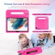 Samsung Galaxy Tab A8 Kinder Tablethoes met Handvat Roze afbeelding 7