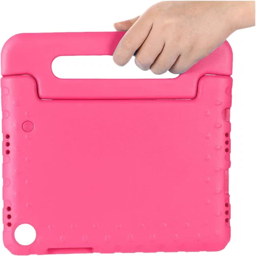 Samsung Galaxy Tab A8 Kinder Tablethoes met Handvat Roze afbeelding 8