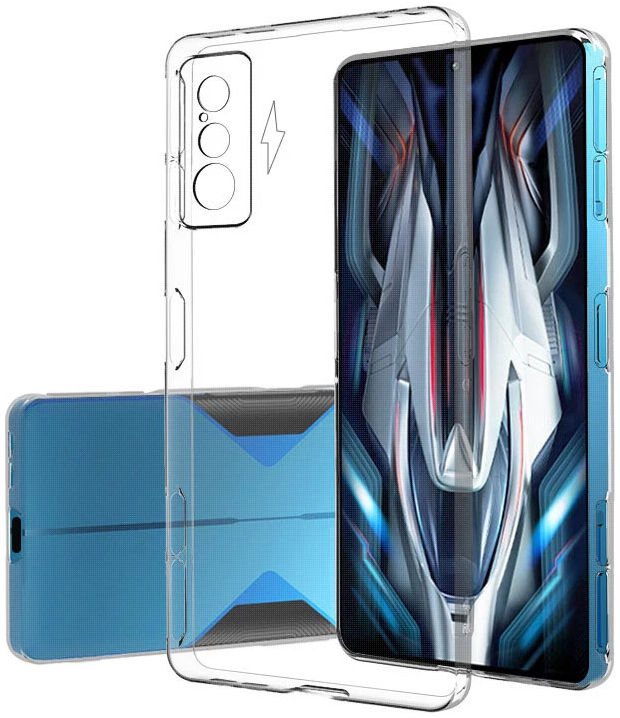 Xiaomi Poco F4 GT Hoesje Dun TPU Back Cover Transparant afbeelding 1