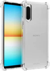 Sony Xperia 10 IV Hoesje Schokbestendig en Dun TPU Transparant afbeelding