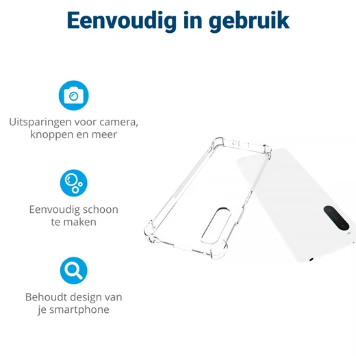 Sony Xperia 10 IV Hoesje Schokbestendig en Dun TPU Transparant afbeelding 7