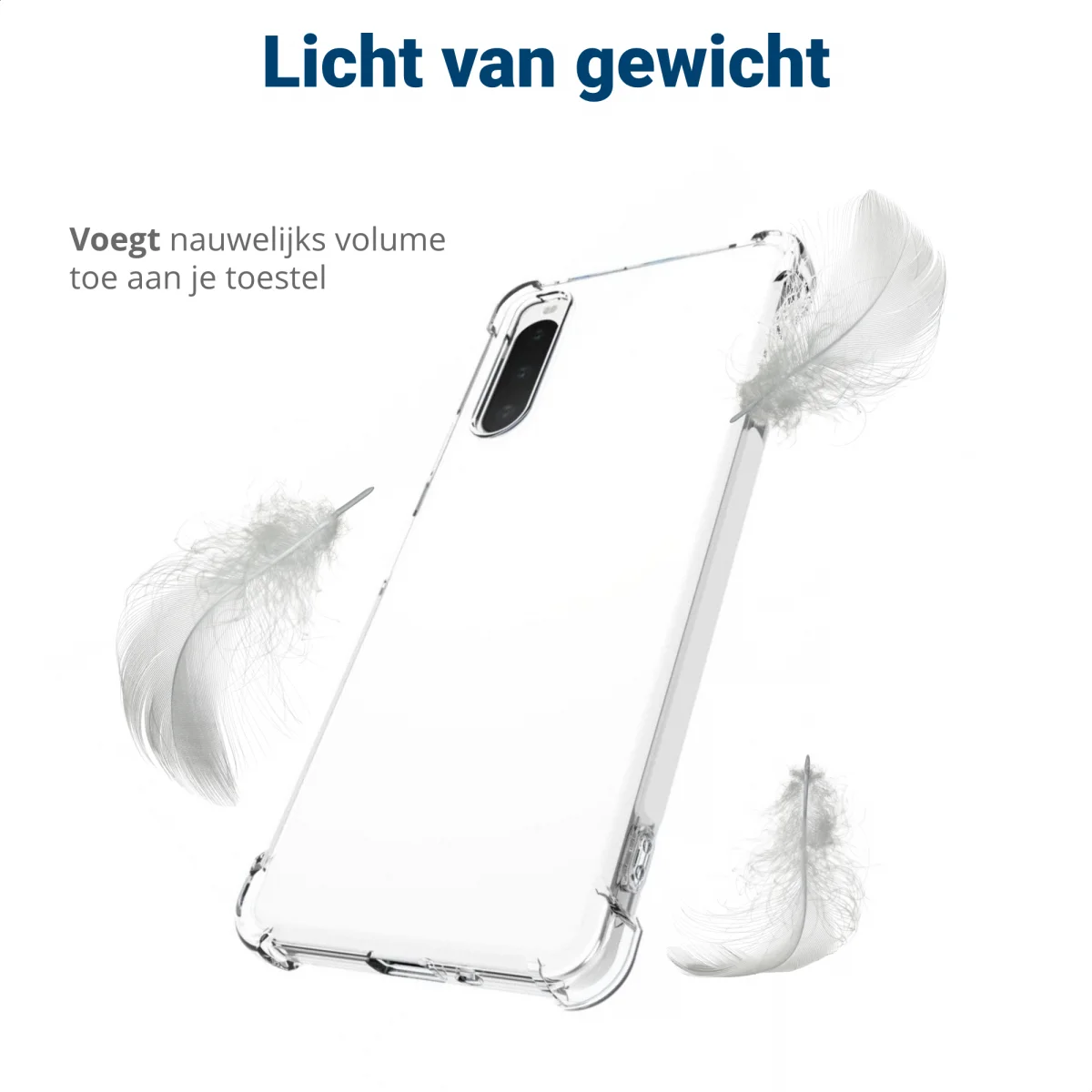 Sony Xperia 10 IV Hoesje Schokbestendig en Dun TPU Transparant afbeelding 4