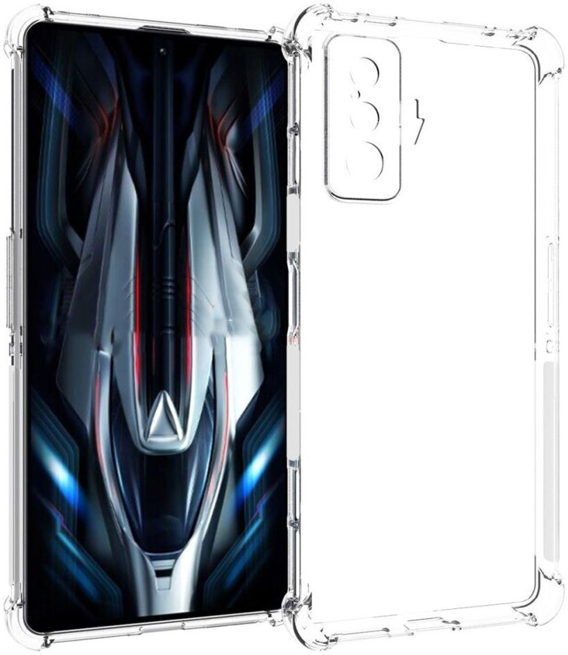 Xiaomi Poco F4 GT Hoesje Schokbestendig en Dun TPU Transparant afbeelding 1
