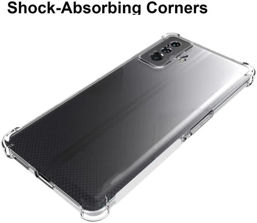 Xiaomi Poco F4 GT Hoesje Schokbestendig en Dun TPU Transparant afbeelding 2