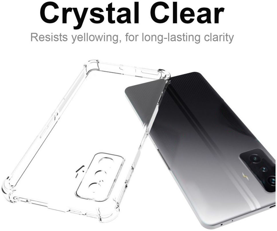 Xiaomi Poco F4 GT Hoesje Schokbestendig en Dun TPU Transparant afbeelding 4