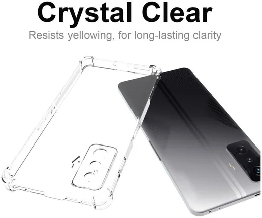 Xiaomi Poco F4 GT Hoesje Schokbestendig en Dun TPU Transparant afbeelding 4