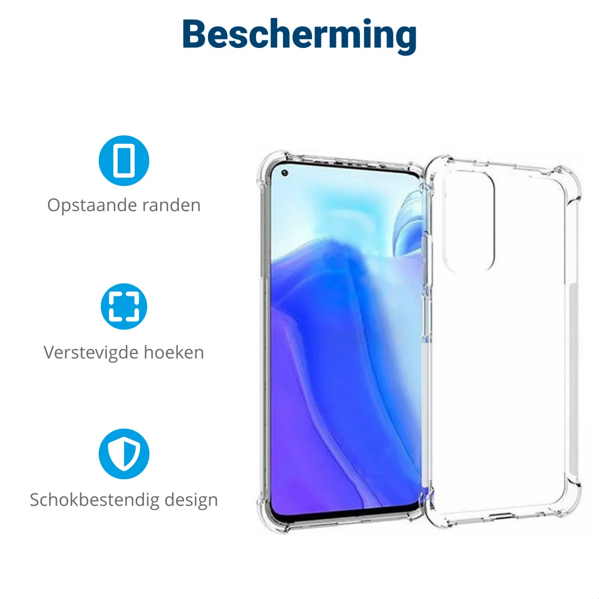 Xiaomi Redmi Note 11/11S Hoesje Schokbestendig en Dun TPU Transparant afbeelding 8