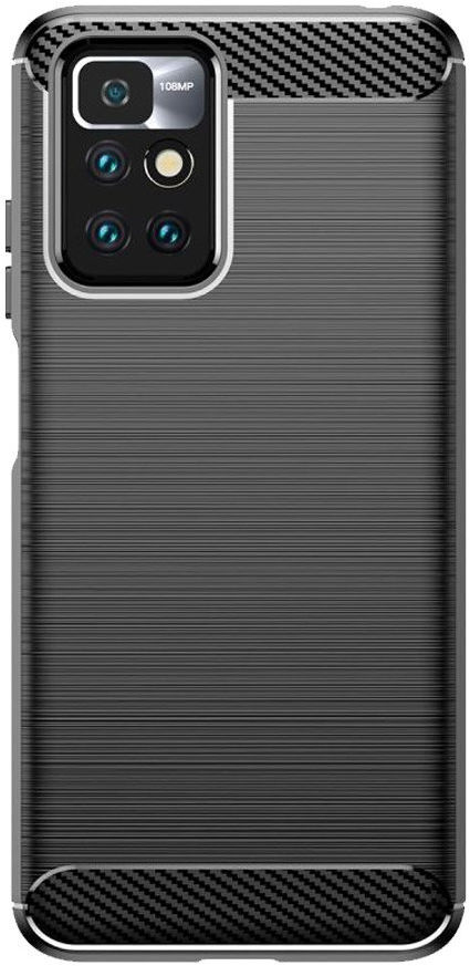 Xiaomi Redmi Note 11 / 11S Hoesje Geborsteld TPU Back Cover Zwart afbeelding 2