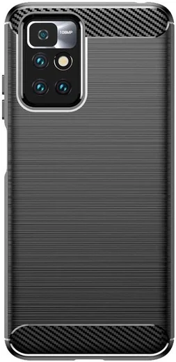 Xiaomi Redmi Note 11 / 11S Hoesje Geborsteld TPU Back Cover Zwart afbeelding 2