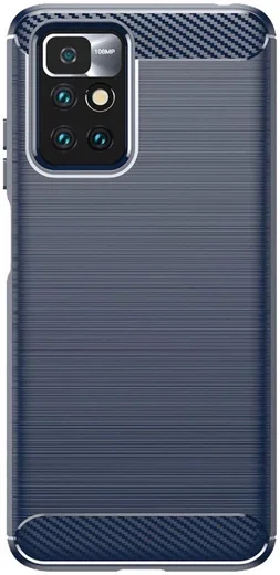 Xiaomi Redmi Note 11 / 11S Hoesje Geborsteld TPU Back Cover Blauw afbeelding 2
