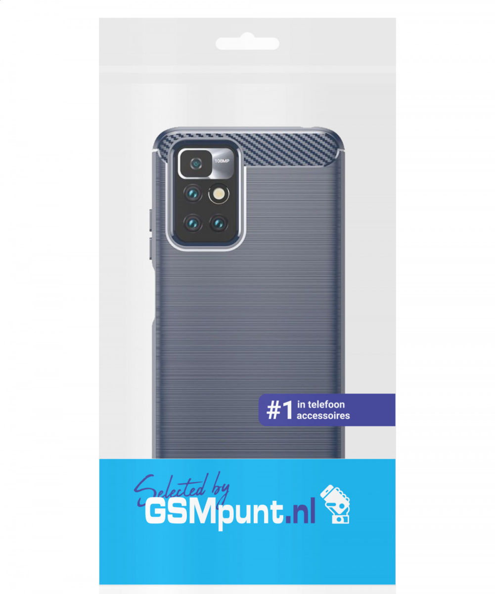 Xiaomi Redmi Note 11 / 11S Hoesje Geborsteld TPU Back Cover Blauw afbeelding 12