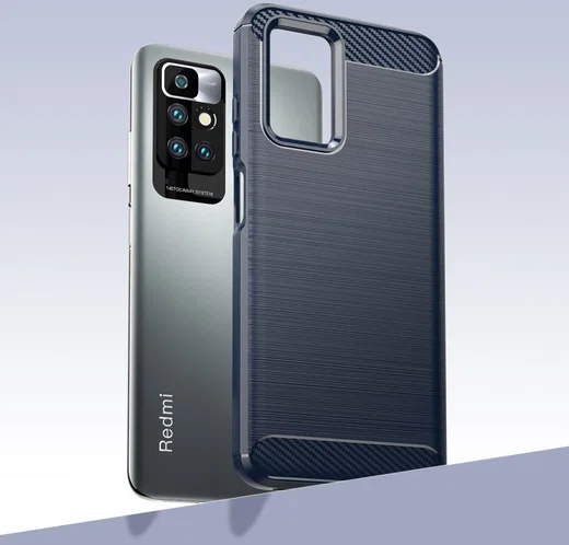 Xiaomi Redmi Note 11 / 11S Hoesje Geborsteld TPU Back Cover Blauw afbeelding 9
