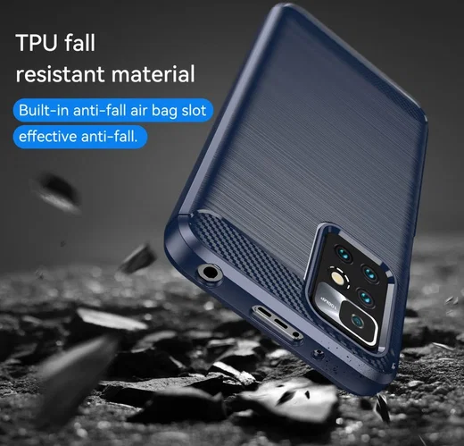 Xiaomi Redmi Note 11 / 11S Hoesje Geborsteld TPU Back Cover Blauw afbeelding 5