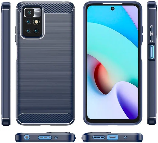 Xiaomi Redmi Note 11 / 11S Hoesje Geborsteld TPU Back Cover Blauw afbeelding 11